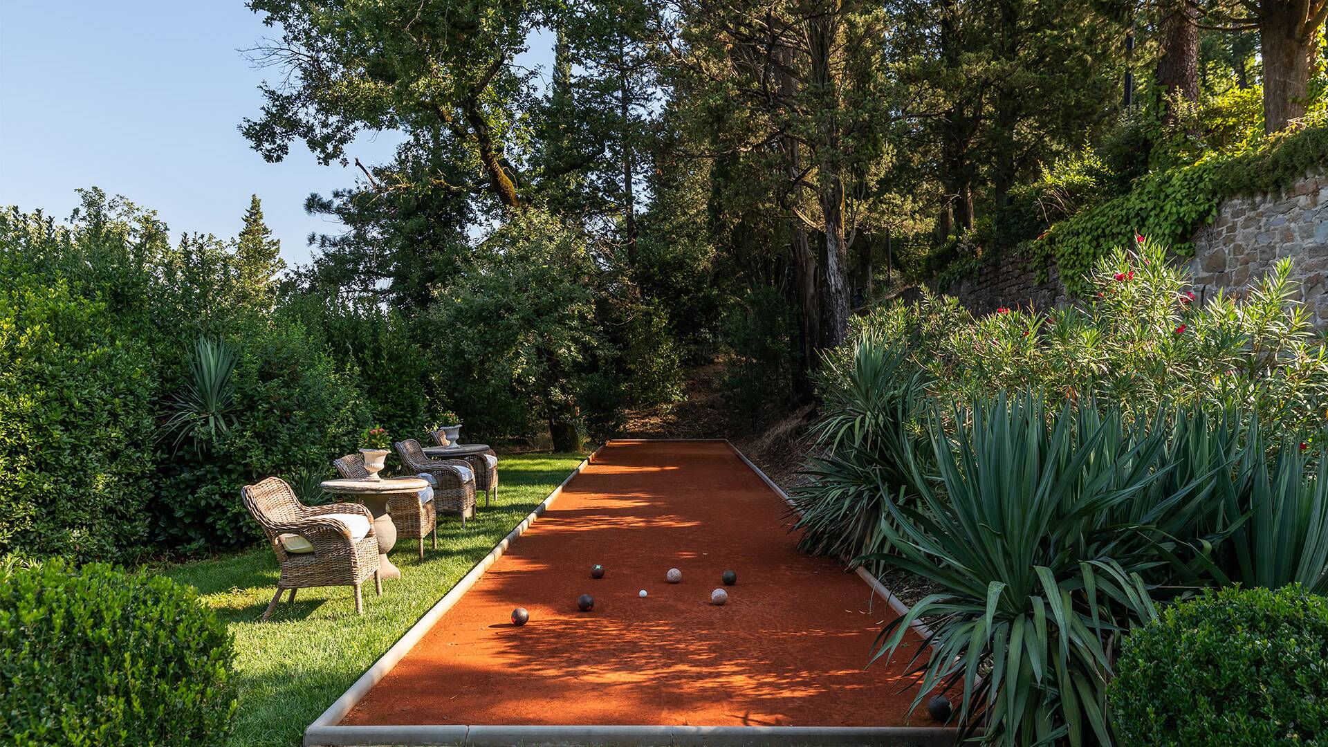 bocce court